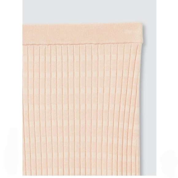 NWT  Club Monaco Geo Mixing Rib Sweater 90s Knit Midi Skirt Size Small - Picture 3 of 12